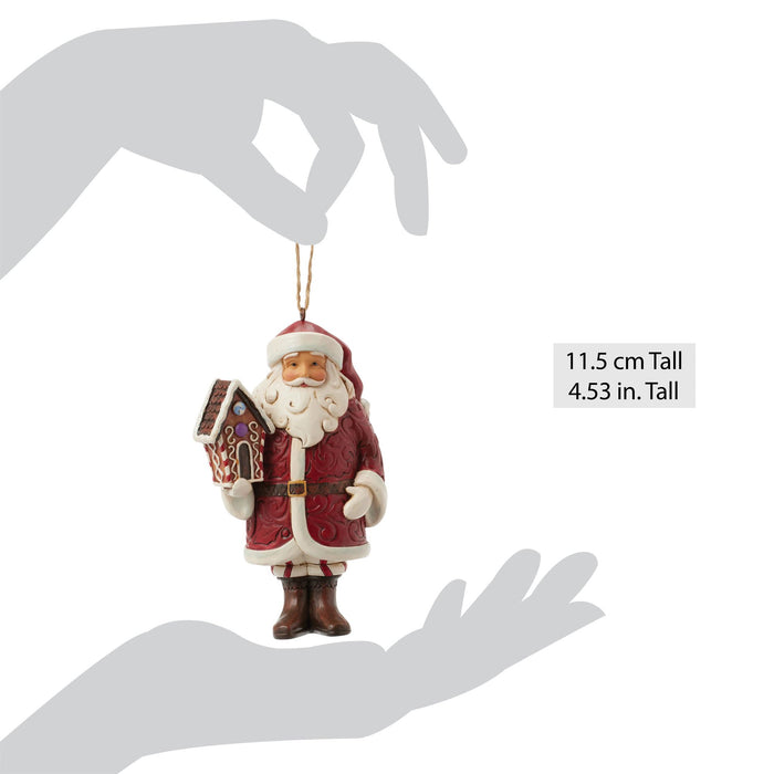 Enesco Gingerbread Santa Ornament