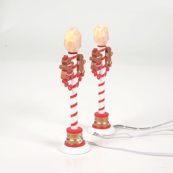 Enesco Gingerbread Street Lights