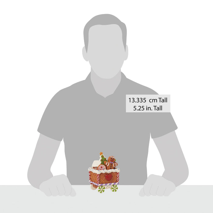 Enesco Gingerbread Train Car Figurine