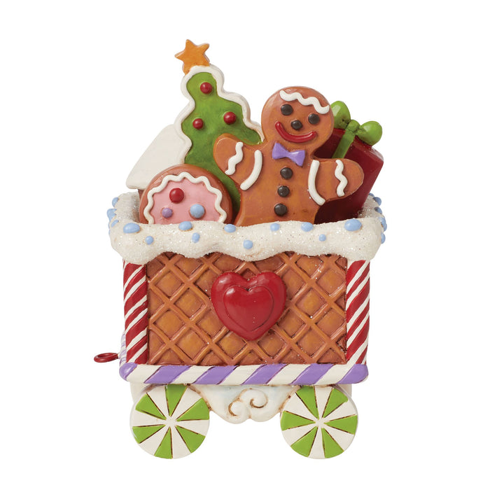 Enesco Gingerbread Train Car Figurine