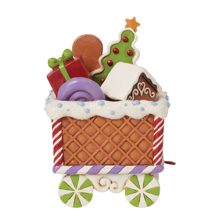 Enesco Gingerbread Train Car Figurine