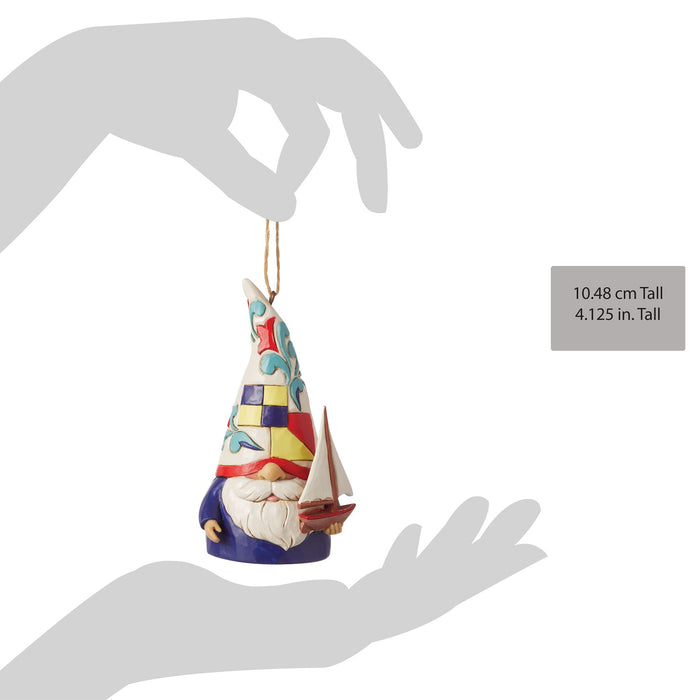 Enesco Gnome Sailboat Ornament