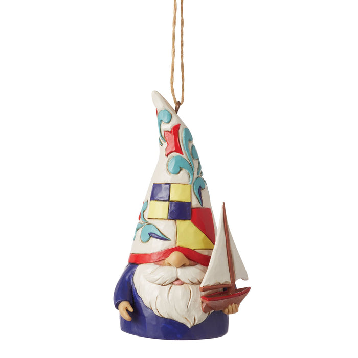 Enesco Gnome Sailboat Ornament