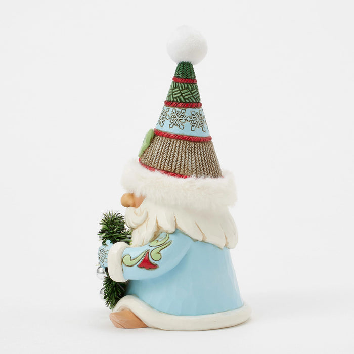 Enesco Gnome Wreath & Fur Hat Fig