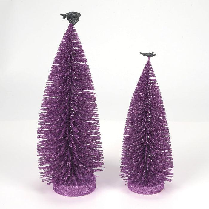 Enesco Gone Batty Trees S/2