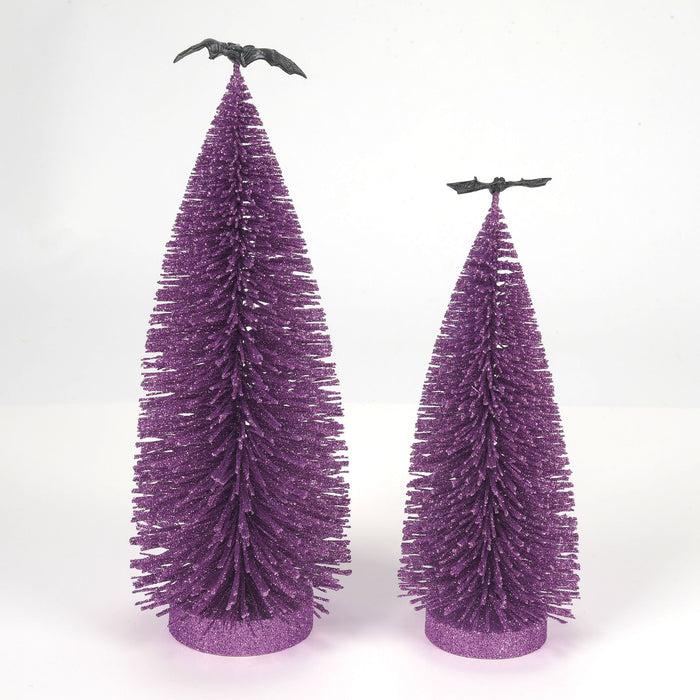 Enesco Gone Batty Trees S/2