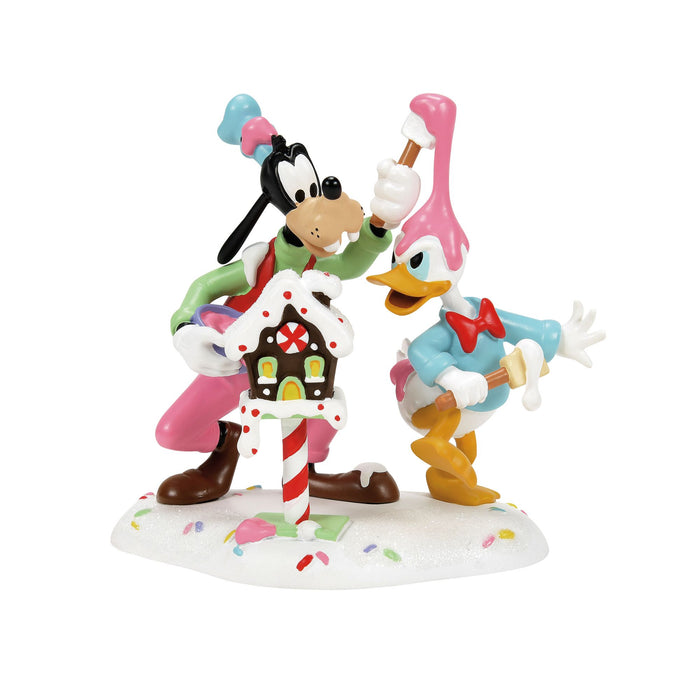 Enesco Goofy & Donald Make A Mess