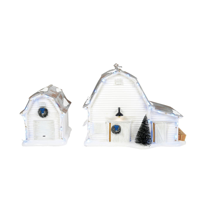 Enesco Graceland Stables S/2