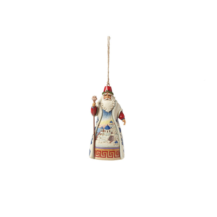 Enesco Greek Santa Ornament