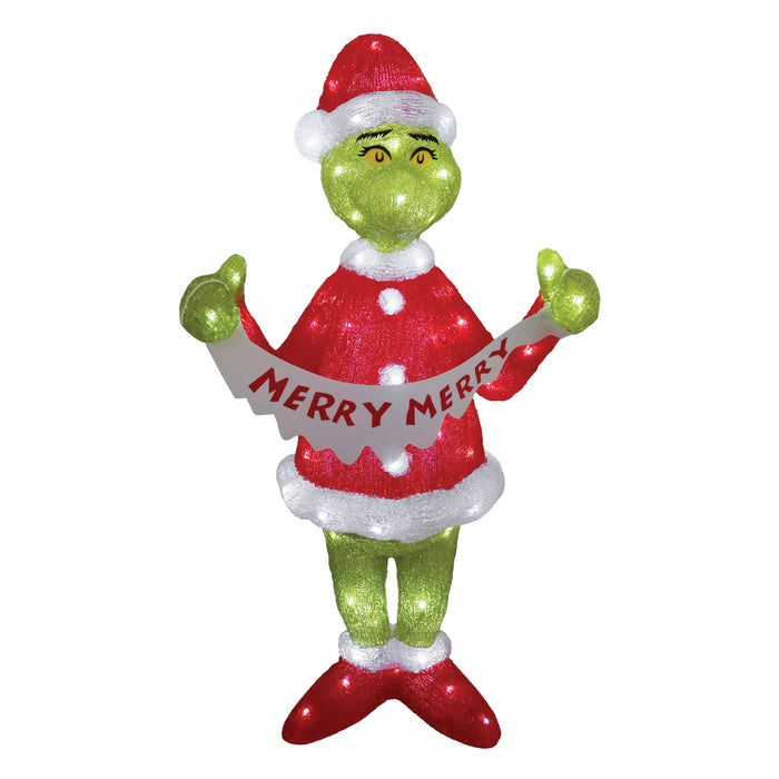 Enesco Grinch 35" Acrylic Lit Statue