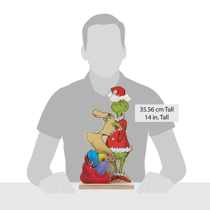 Enesco Grinch And List Table Sitter