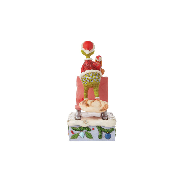 Enesco Grinch And Max On Sled