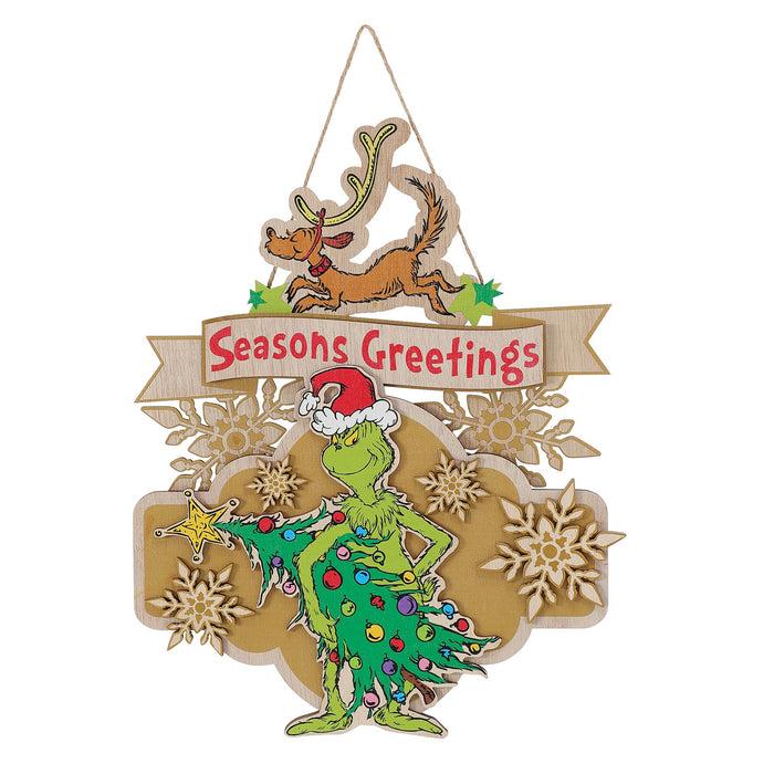 Enesco Grinch and Max Wall Decor