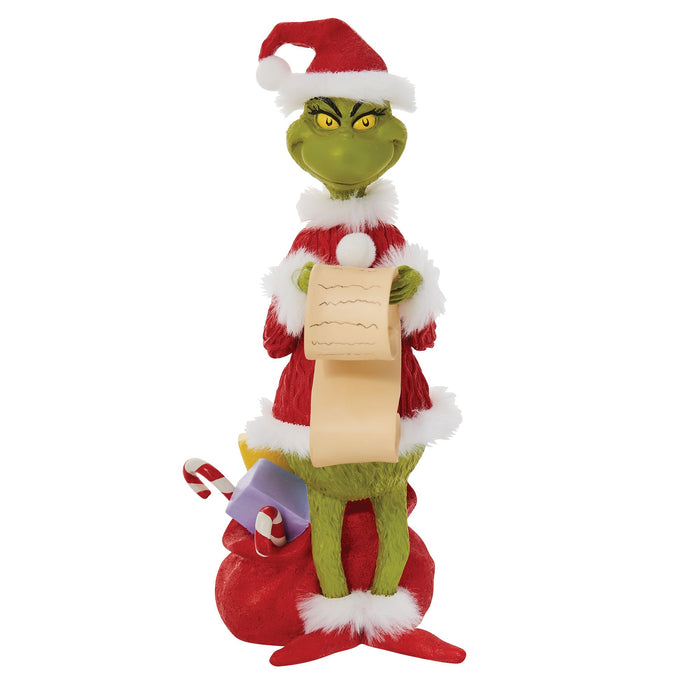 Enesco Grinch Checking His List