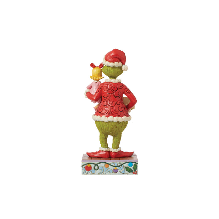 Enesco Grinch & Cindy Hold Sign Fig
