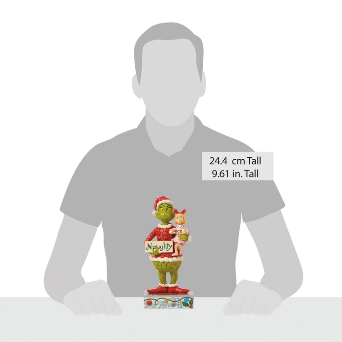 Enesco Grinch & Cindy Hold Sign Fig