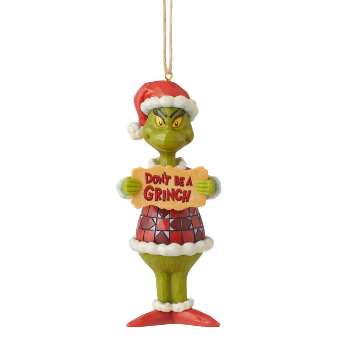 Enesco Grinch Don't Be Grinch PVC Orn