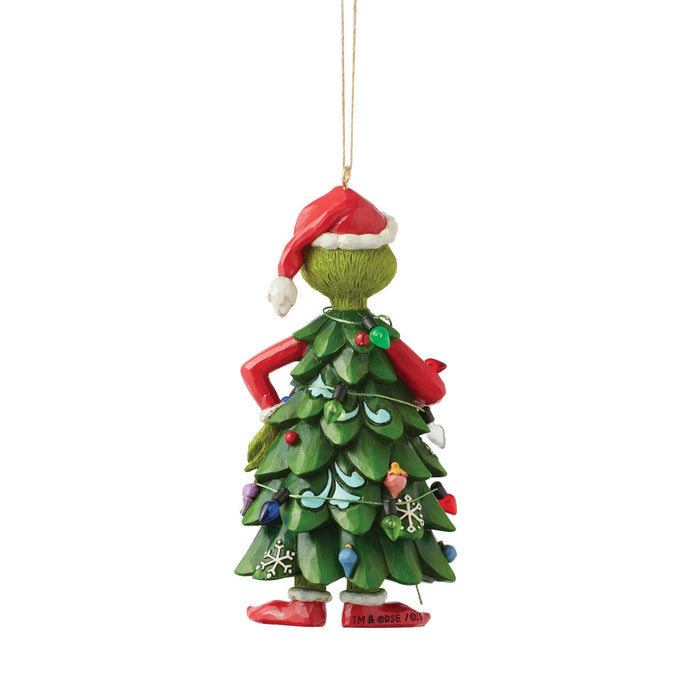 Enesco Grinch Dressed As Tree Orn