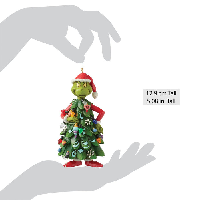 Enesco Grinch Dressed As Tree Orn