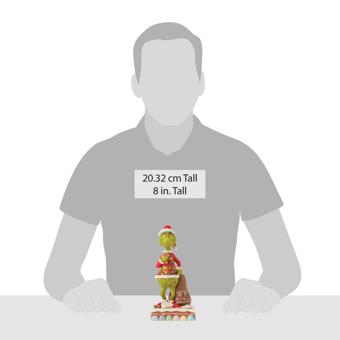 Enesco Grinch Eating Gingerbread Fig