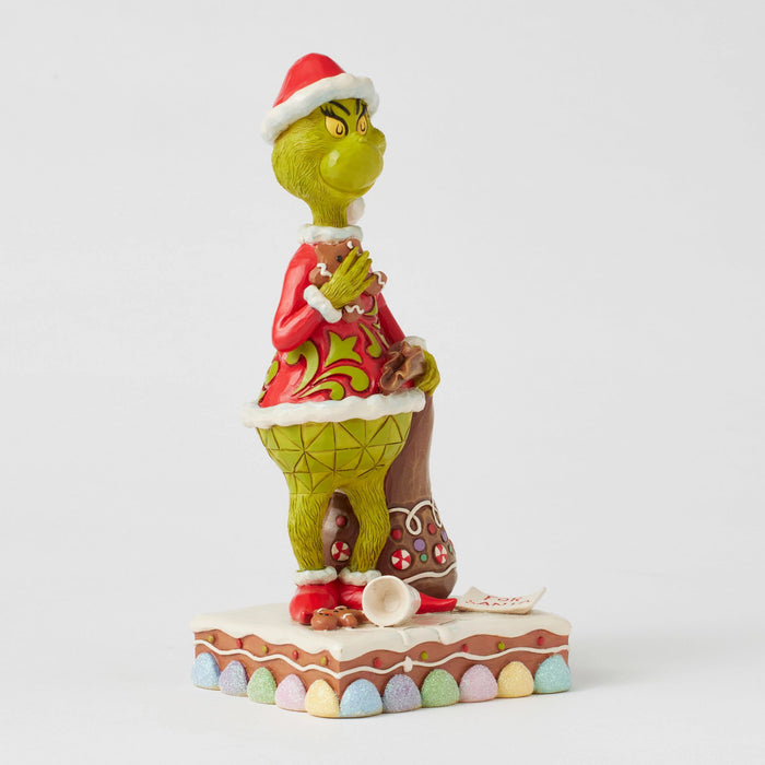 Enesco Grinch Eating Gingerbread Fig