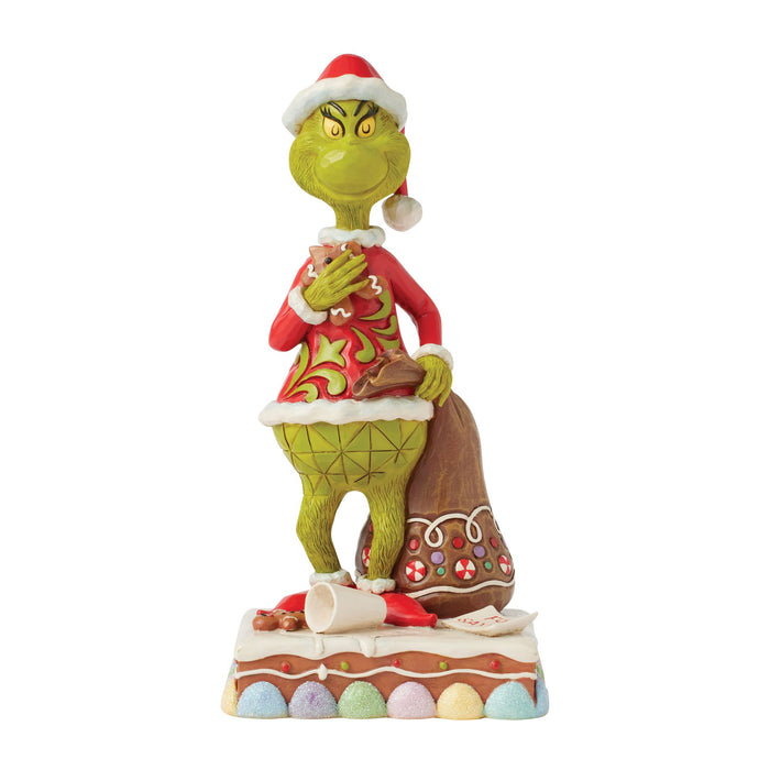 Enesco Grinch Eating Gingerbread Fig