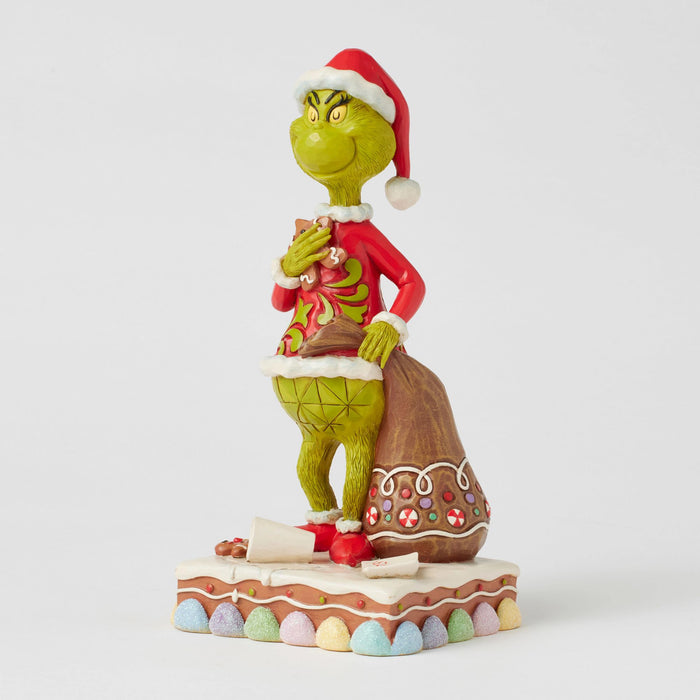 Enesco Grinch Eating Gingerbread Fig