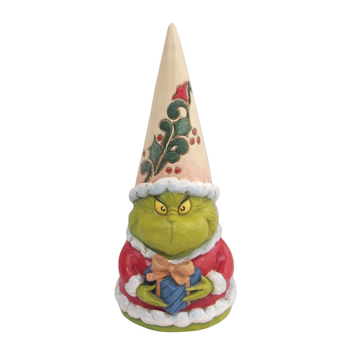 Enesco Grinch Gnome Holding Present
