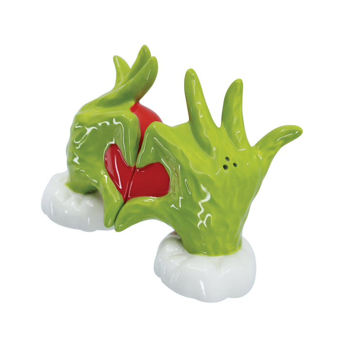 Enesco Grinch Heart Hands S&P Set