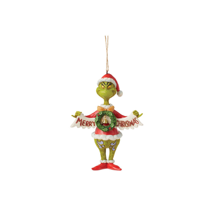 Enesco Grinch Holding Banner
