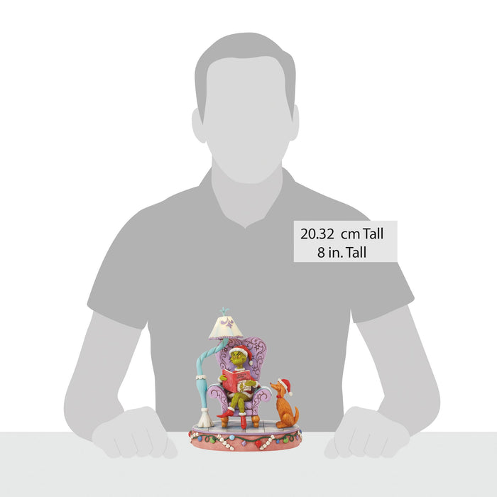 Enesco Grinch In Chair With Lamp