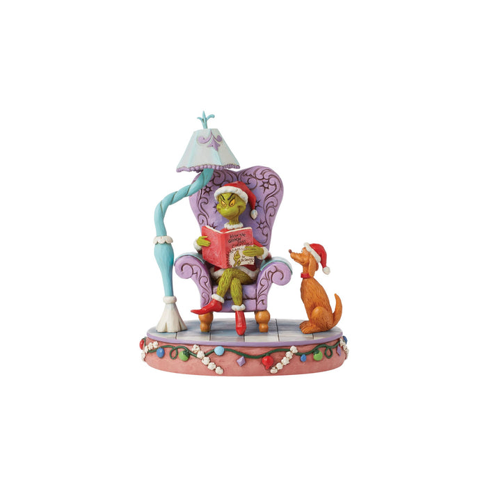 Enesco Grinch In Chair With Lamp