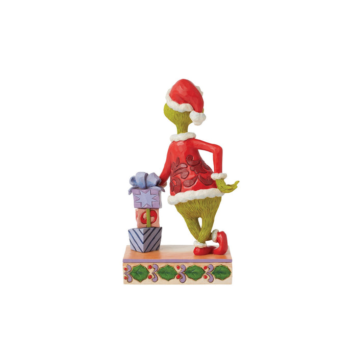 Enesco Grinch Leaning On Gifts