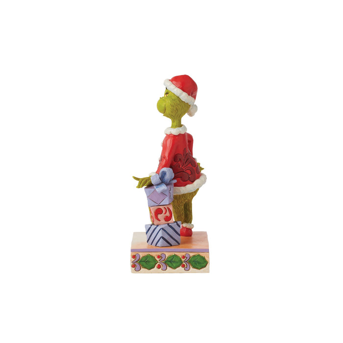 Enesco Grinch Leaning On Gifts