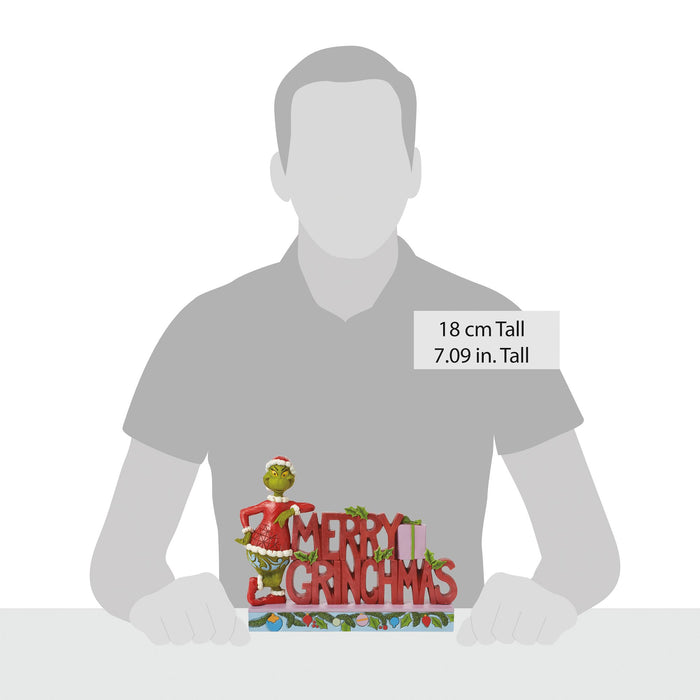 Enesco Grinch "Merry Grinchmas" Word