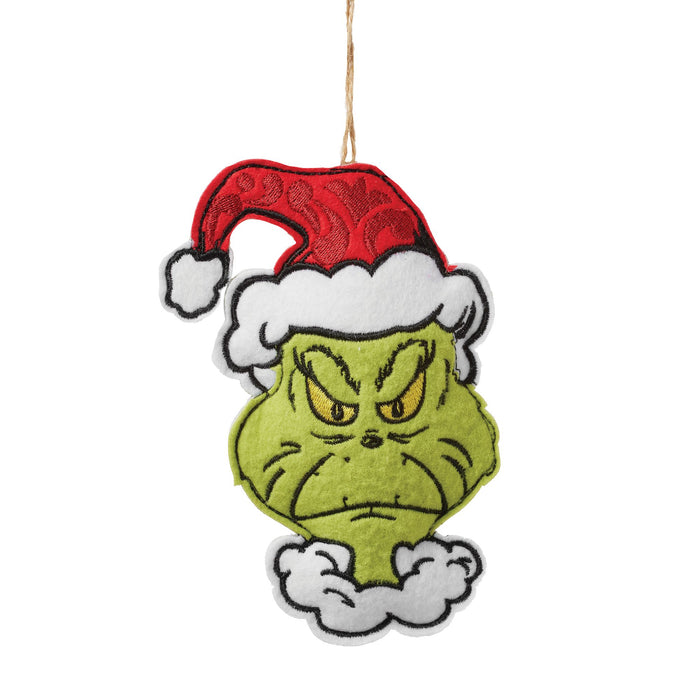 Enesco Grinch Naughty/Nice Felt Orn