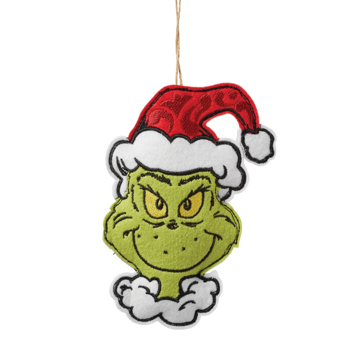 Enesco Grinch Naughty/Nice Felt Orn