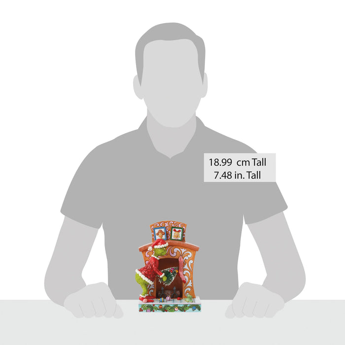 Enesco Grinch Pushing Tree Up