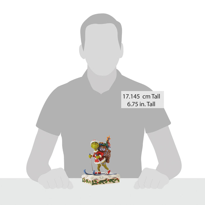 Enesco Grinch Skiing