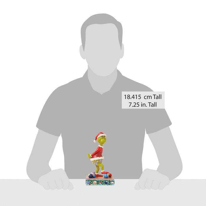 Enesco Grinch Stepping On Ornaments