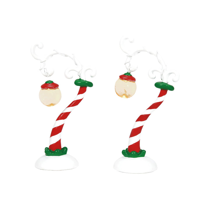 Enesco Grinch Streetlights St/2