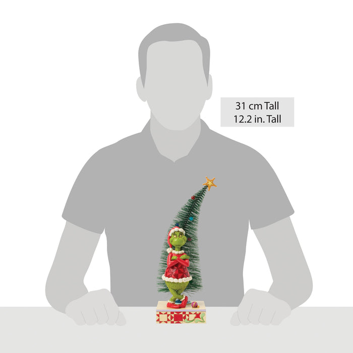 Enesco Grinch With Arms Crossed Fig