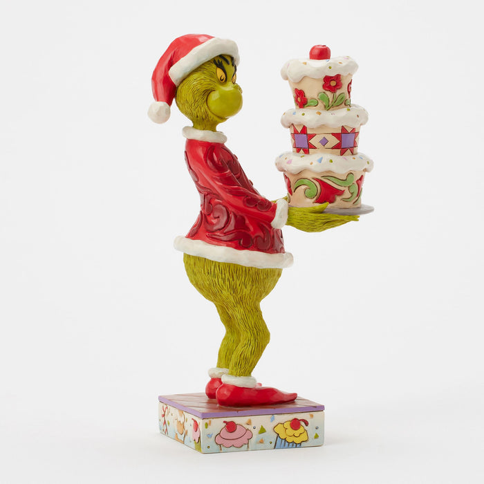 Enesco Grinch With Grinchy Cake