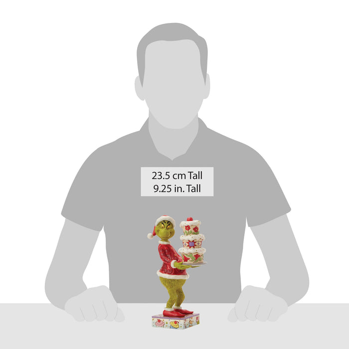 Enesco Grinch With Grinchy Cake