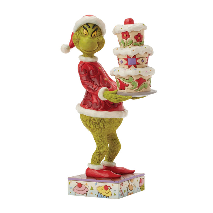 Enesco Grinch with Grinchy Cake