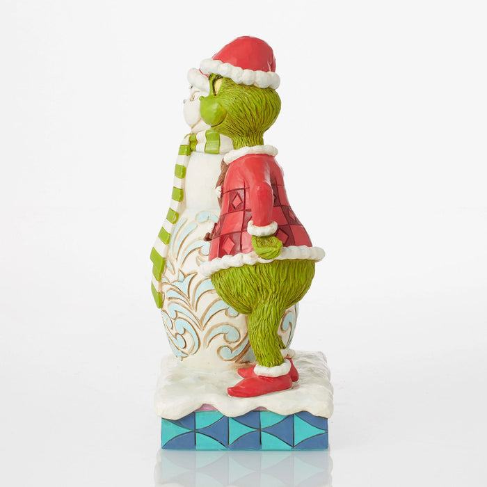 Enesco Grinch With Grinchy Snowman