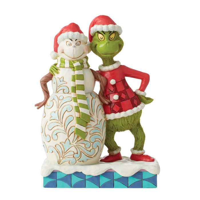 Enesco Grinch with Grinchy Snowman