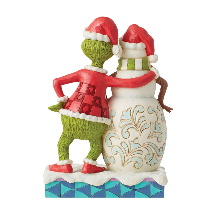 Enesco Grinch With Grinchy Snowman
