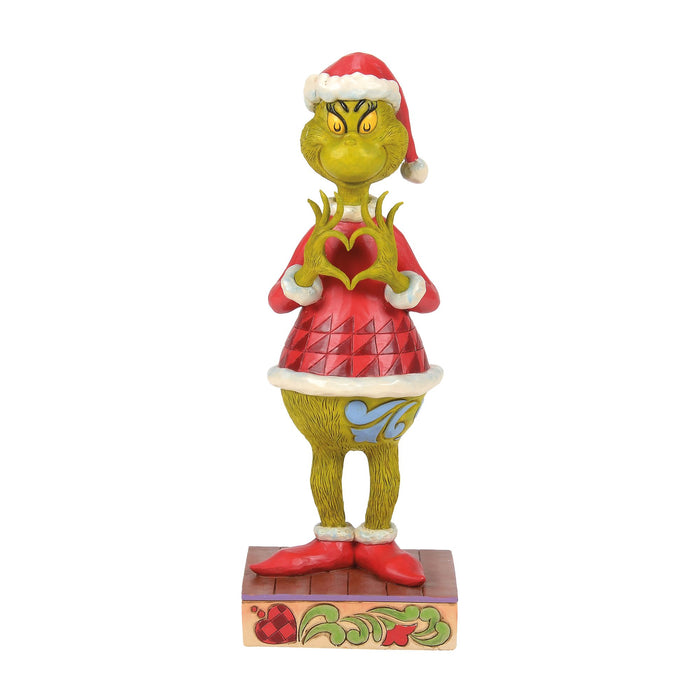 Enesco Grinch with Heart Hands Fig