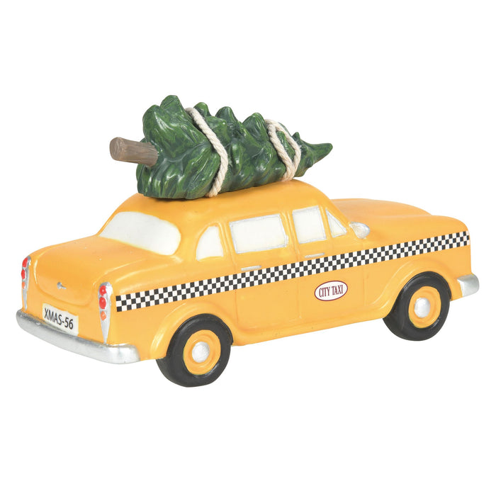 Enesco Hailing Christmas Cab
